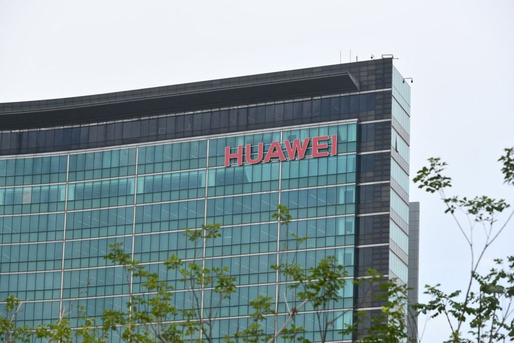 This photo taken on May 31, 2021 shows the Huawei headquarters in Shenzhen, in China's southern Guangdong province. - China OUT (Photo by STR / AFP) / China OUT (Photo by STR/AFP via Getty Images)