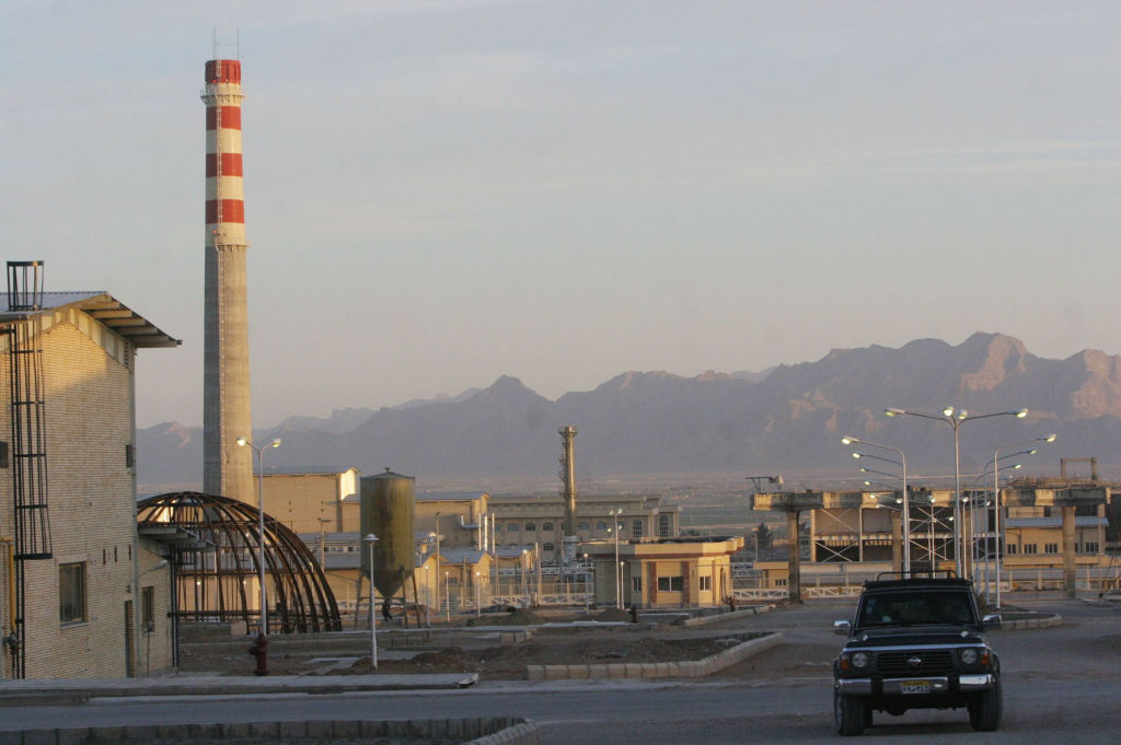 ISFAHAN, IRAN - MARCH 30:  A SUV sits near an uranium conversion facility sits March 30, 2005 just outside the city of Isfahan, about 254 miles (410 kilometers), south of capital Tehran, Iran. The cities of Isfahan and Natanz in central Iran are home to the heart of Iran's nuclear program. The facility in Isfahan makes hexaflouride gas, which is then enriched by feeding it into centrifuges at a facility in Natanz, Iran. Iran's President Mohammad Khatami and the head of Iran's Atomic Energy Organisation Gholamreza Aghazadeh is scheduled to visit the facilities. (Photo by Getty Images)