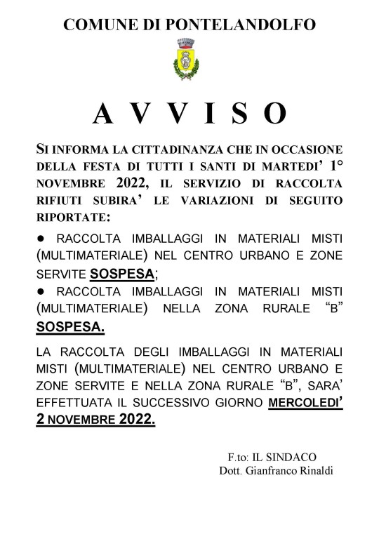 Avviso festività tuttisanti_2022