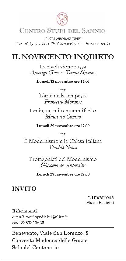 IL NOVECENTO INQUIETO