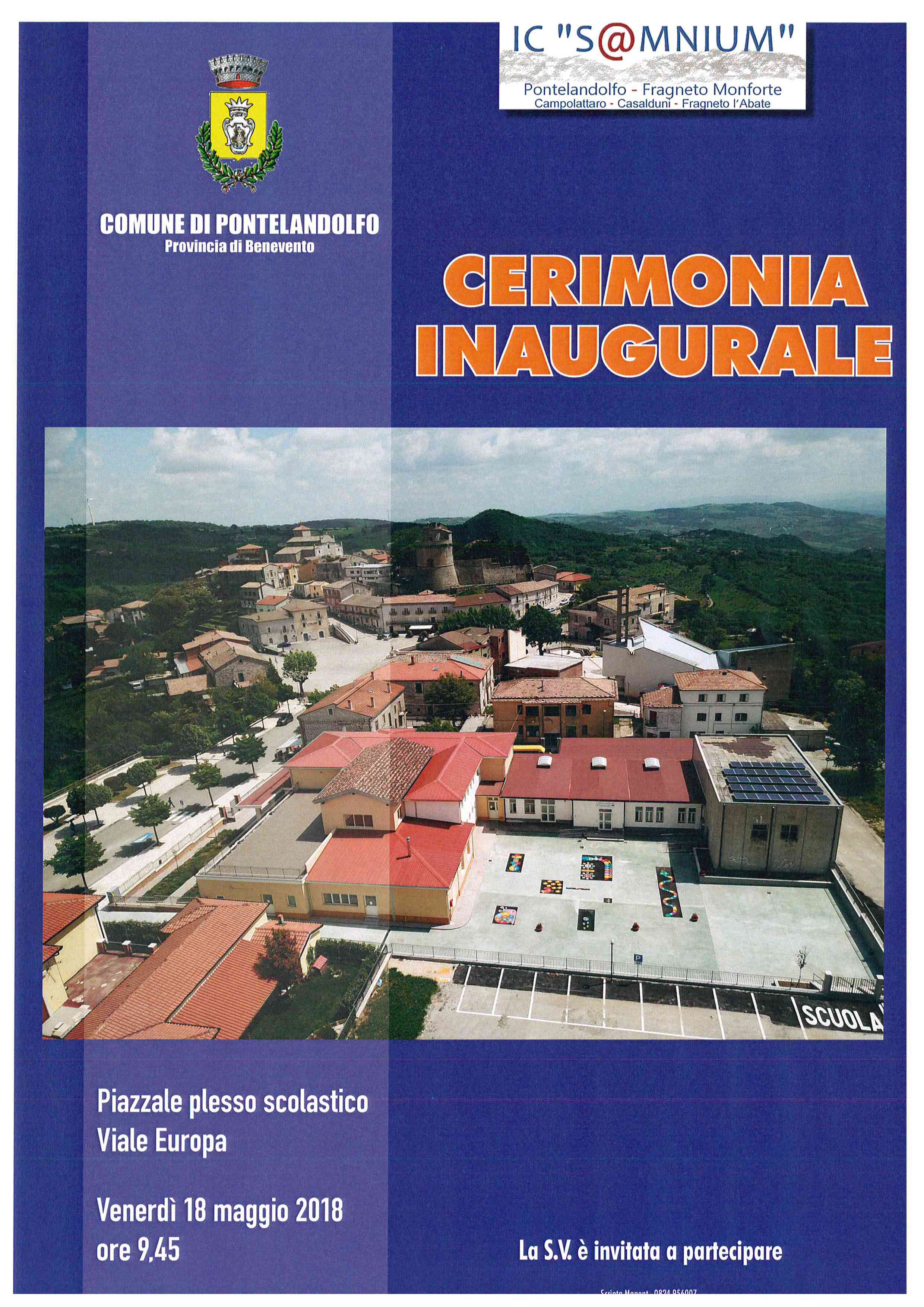 Inaugurazione piazzale scuola