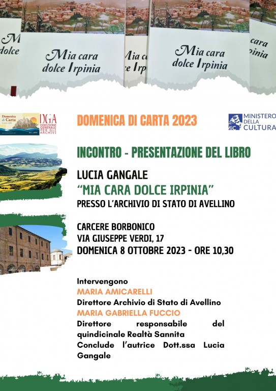 LOCANDINA MIA CARA DOLCE IRPINIA