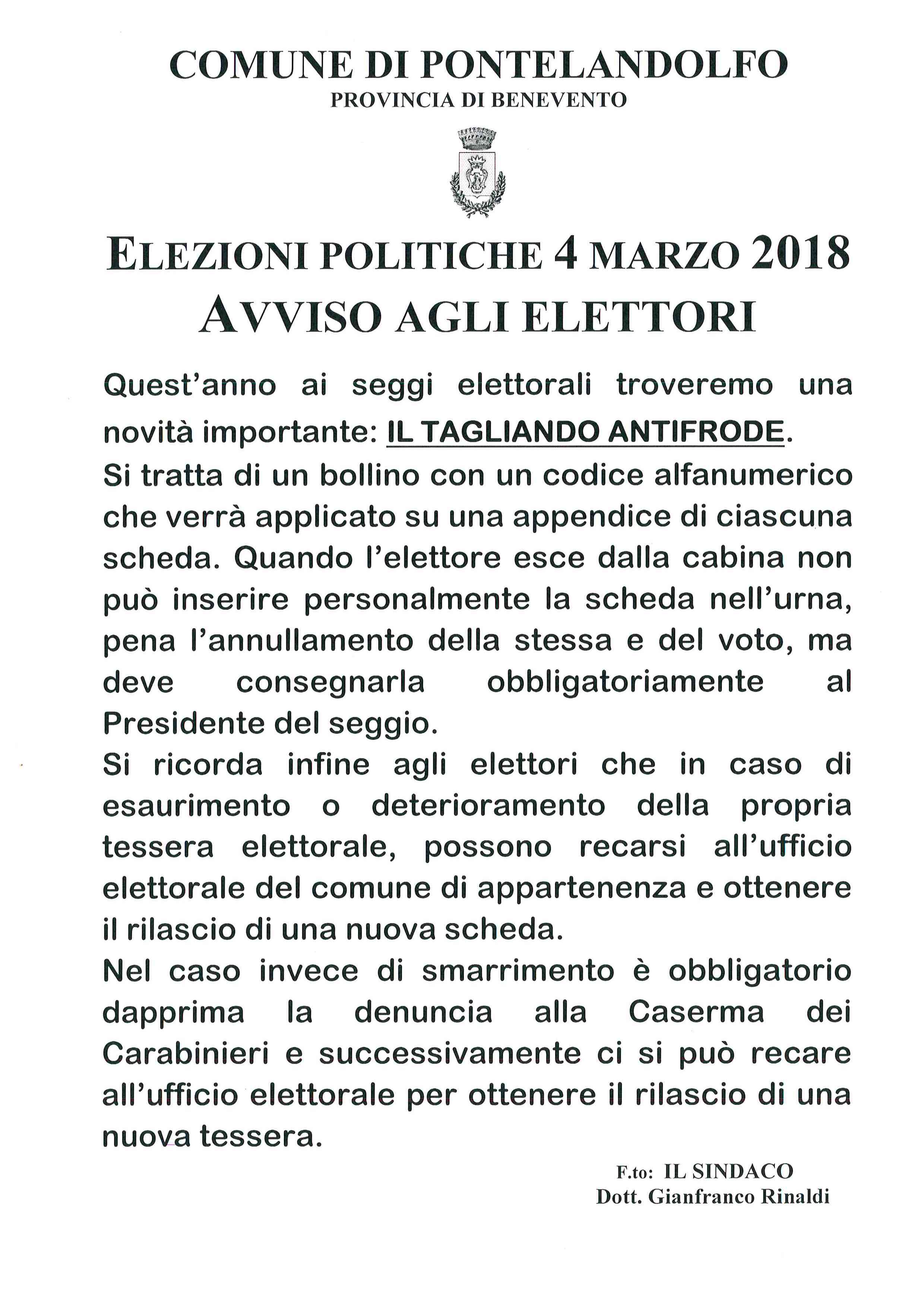 Politiche 2018_avviso elettori