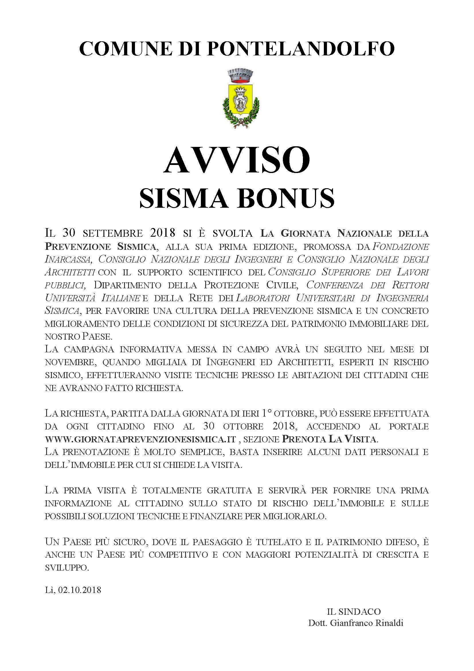 Sisma Bonus